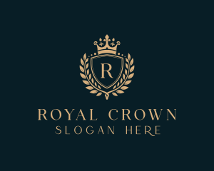 Crown Shield Royalty logo design