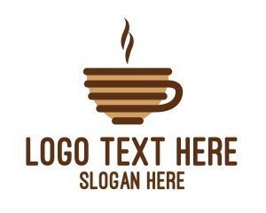 Brown - Brown Stroke Coffee logo design