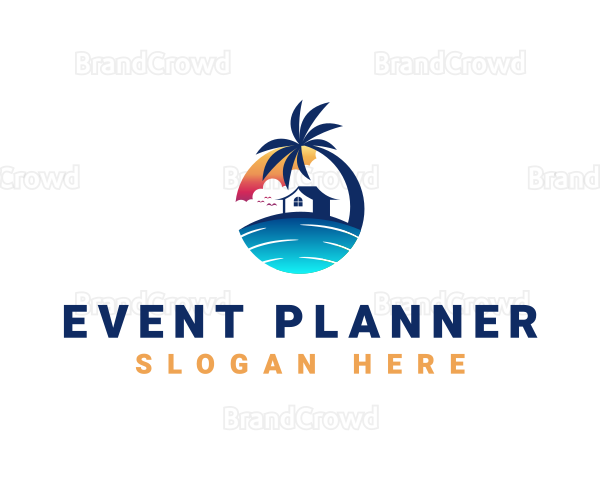 Beach Resort Property Logo