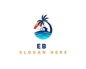 Beach Resort Property Logo