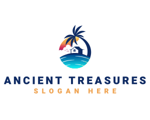 Beach Resort Property logo design