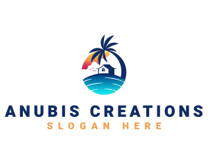 Beach Resort Property logo design