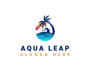Beach Resort Property logo design