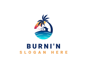 Beach Resort Property logo design