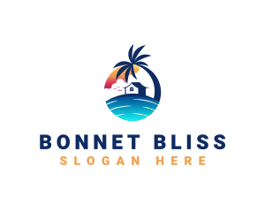 Beach Resort Property logo design