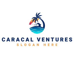 Beach Resort Property logo design