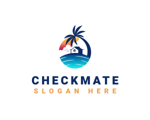 Beach Resort Property logo design