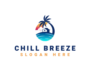 Beach Resort Property logo design