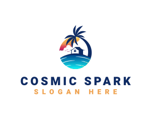 Beach Resort Property logo design