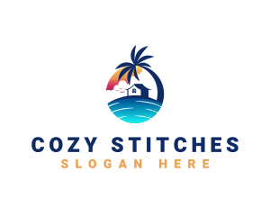 Beach Resort Property logo design