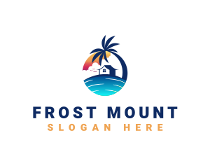 Beach Resort Property logo design