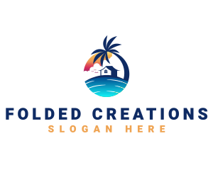 Beach Resort Property logo design