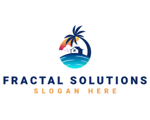 Beach Resort Property logo design