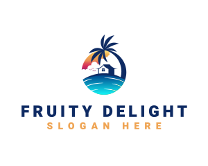 Beach Resort Property logo design