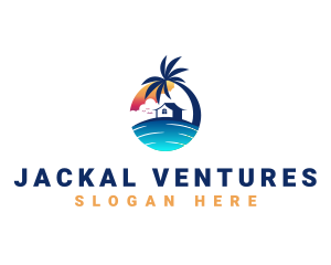 Beach Resort Property logo design