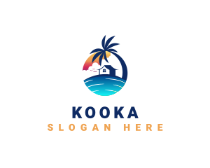 Beach Resort Property logo design