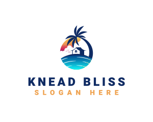 Beach Resort Property logo design