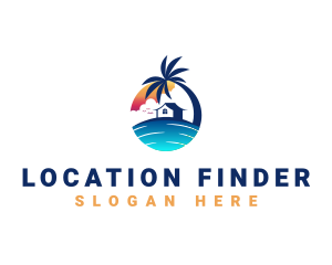 Beach Resort Property logo design