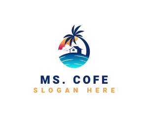 Beach Resort Property logo design