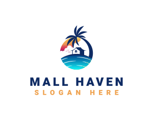 Beach Resort Property logo design