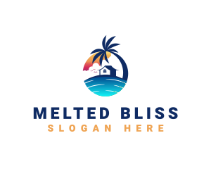 Beach Resort Property logo design