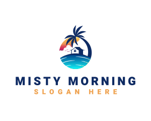 Beach Resort Property logo design