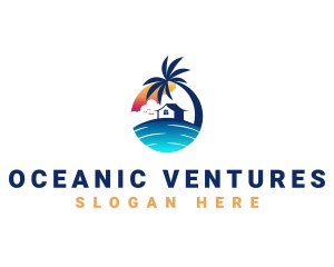 Beach Resort Property logo design