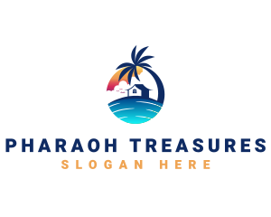 Beach Resort Property logo design