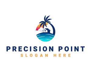 Beach Resort Property logo design