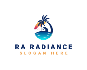 Beach Resort Property logo design