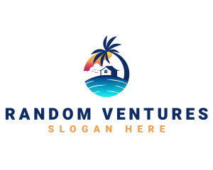 Beach Resort Property logo design