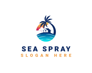 Beach Resort Property logo design