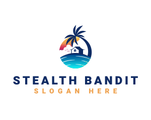 Beach Resort Property logo design