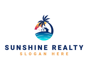 Florida - Beach Resort Property logo design