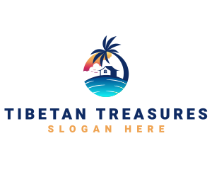 Beach Resort Property logo design