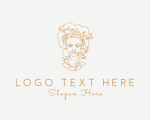 Facial Care - Luxury Ornamental Woman logo design