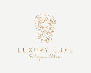 Luxury Ornamental Woman logo design