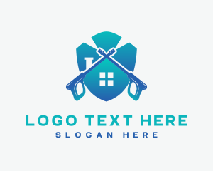 Home - Home Pressure Washer Shield logo design