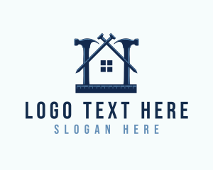 Timber - Hammer House Carpentry logo design