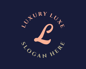 Beauty Luxury Circle logo design