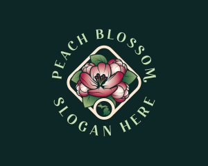 Michigan Apple Blossom logo design