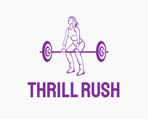 Adrenaline - Strong Woman Deadlift logo design