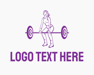 Strong Woman Deadlift Logo