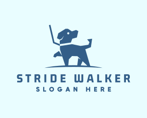 Walking Puppy Dog logo design