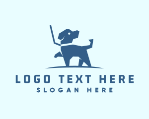 Walking Puppy Dog Logo