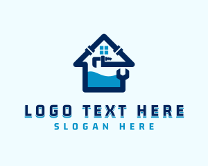 Pipe Wrench - Plumber Pipe Wrench logo design
