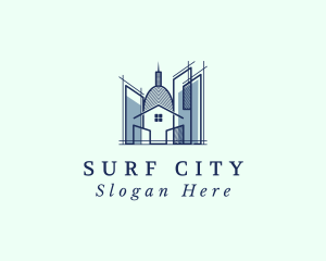 House City Building  logo design