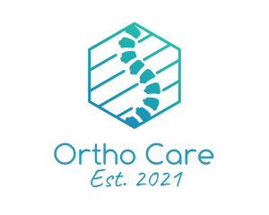 Orthopedic - Gradient Spinal Cord logo design