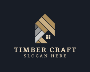 Wooden - House Wooden Flooring logo design