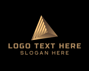 Premium Pyramid Triangle logo design